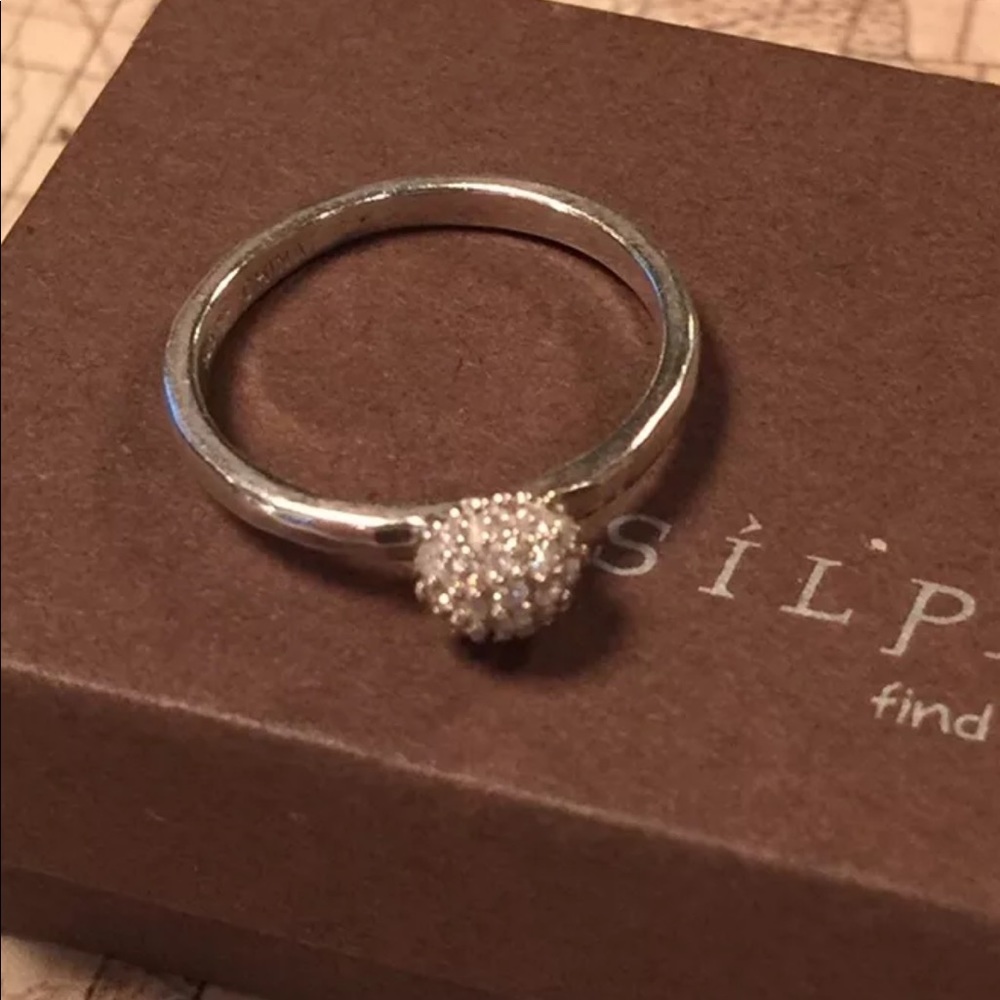 Silpada ring Disco Lights Cubic Zirconia